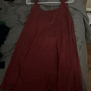 Shein Casual maroon T-shirt dress